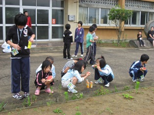 写真-小田野沢子ども会早起きラジオ体操3