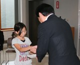 写真-浮間小学校児童入村式7